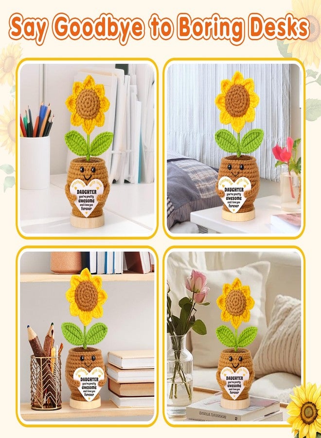 IDEGIFT Daughter Christmas Birthday Gifts from Mom Dad, Teen Girl Gifts Trendy Stuff, Daughter in Law Bonus Step 5 6 7 8 9 10 11 12 Years Old, Crochet Sunflower Valentines Tween Girls Trendy Stuff - Image 4